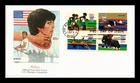 US COVER SUMMER OLYMPICS FIRST DAY ISSUE SETENANT ARCHERY FLEETWOOD