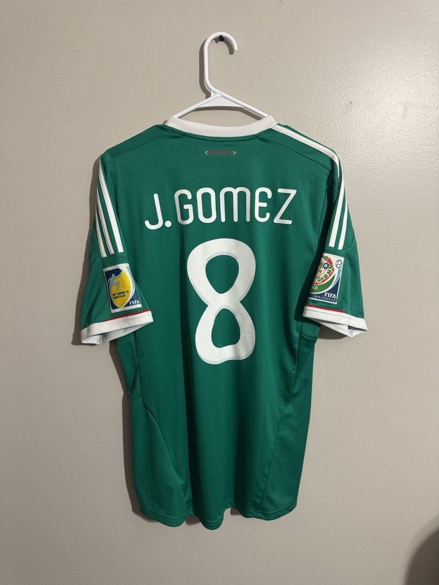 2011 Sub 17 World Cup Adidas Mexico Julio Gomez 8 Home Jersey | eBay