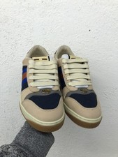 New Gucci Monogram Screener GG Canvas Crystal Sneakers Ace Skate 40 EU 10 US L4