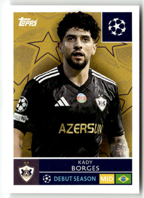 Topps Champions League Sticker 2025-26 No. 548 Kady Borges