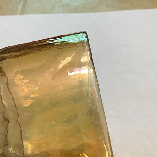 2 Vintage Esteban Prieto Iridescent Studio Art Glass 3 3/4” Signed 1981 - Picture 17 of 18