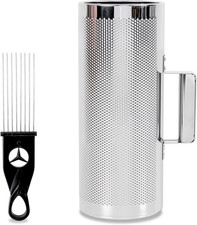12" Stainless Steel Guiro Instrument with Scraper Professional Metal Shaker Perc