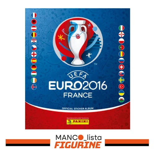 MANCOLISTA FIGURINE PANINI Europei Francia 2016