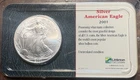 2001 AMERICAN EAGLE 1 OZ .999 FINE SILVER Bullion Coin • Uncirculated 🔵⭐️