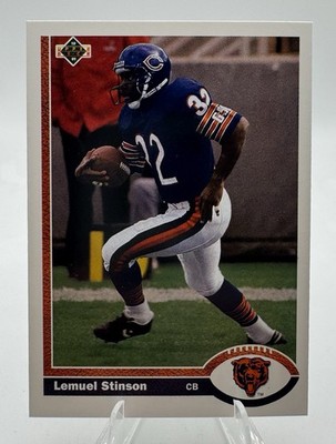 1991 Upper Deck Lemuel Stinson #339 Chicago Bears  