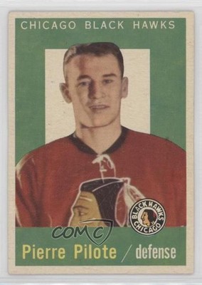 1959-60 Topps Pierre Pilote #2 HOF wy5