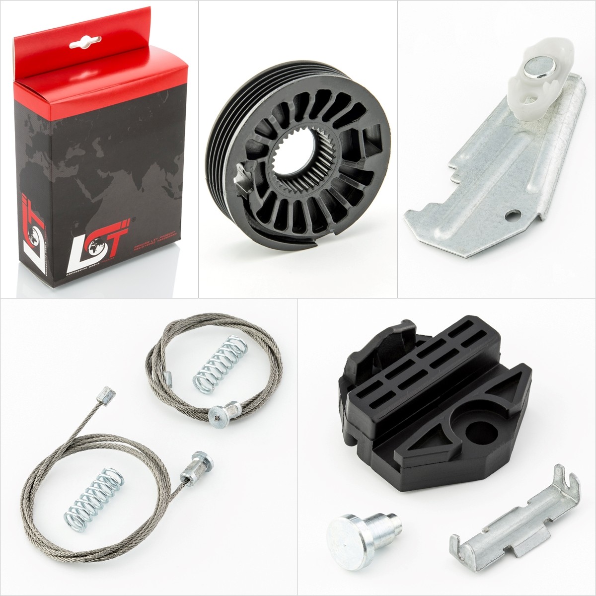 Window Regulator Repair Kit Rear-Left for OPEL ASTRA G CARAVAN ESTATE