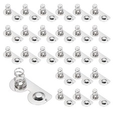 AA Battery Contact Spring Plates, 24 Pcs 26.5 mm x 12mm Terminal Contacts