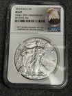 2016 NGC MS69 American Silver Eagle Dollar, U.S. .999 1 oz ASE bullion Coin