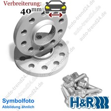 HR TRAK+ DR Spurverbreiterung 40mm/Achse für Peugeot 206 CC 2D, Bj. 2001-2008