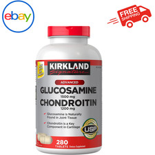 Kirkland Signature Advanced Glucosamine 1500mg Chondroitin 1200mg, 280 Tablets