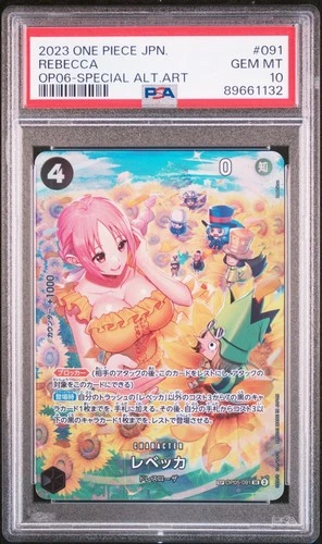 [PSA 10] Rebecca OP05-091 SP OP06 One Piece Card Game Japanese