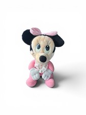 VTG Disney Babies Minnie Mouse Pink Plush Stuffed Animal 1984 Playskool 7 Inch