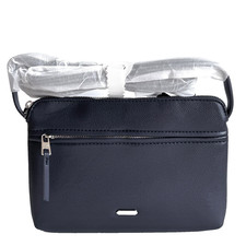 David Jones Handbag Blue Medium Zip Top Crossbody Shoulder Bag - New With Tags