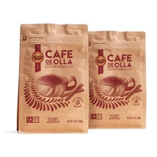 Café De Olla Ground Coffee, 12 Ounce (Pack of 2), Cinnamon and Brown Sugar Spice
