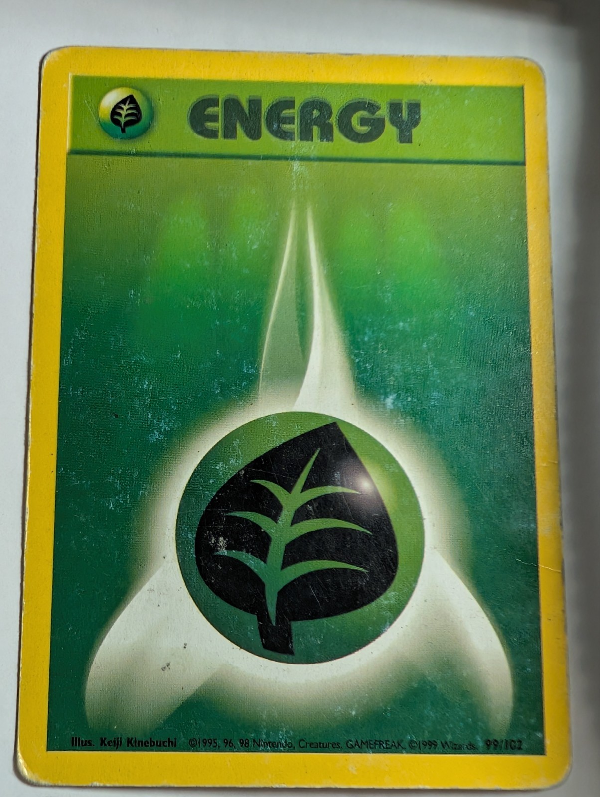 Grass Energy 99/102 - Base Set Pokemon Card