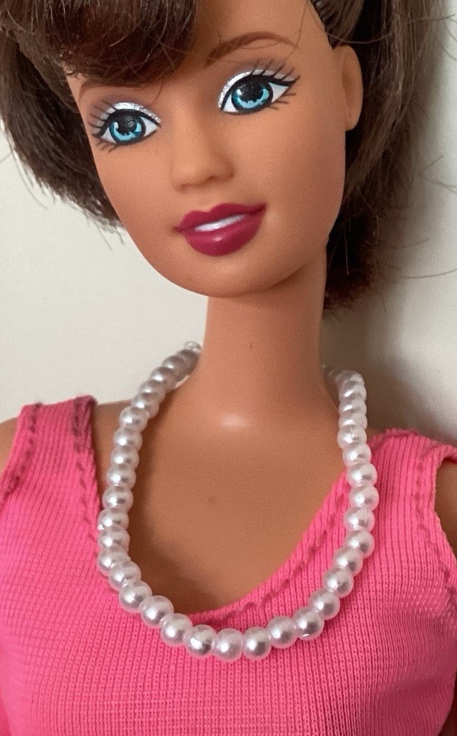 Handmade For 11 1/2&rdquo; Fashion Dolls Stretch Cord Pearl Necklace