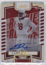 2023 Panini Absolute Rookies Spectrum Signatures 13/199 BJ Ojulari #167 Auto 6q5