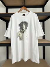 Vintage 2000 Bob Marley Jamaica White T-shirt Sz XL