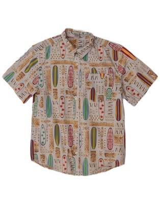 Old Navy Jungen Hemd mit abstraktem Muster 14-15 Jahre XL blau Hawaii AJ13