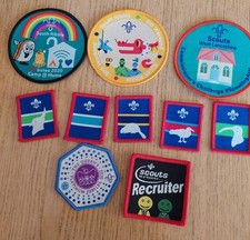 10 Assorted Scouting Badges