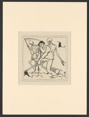 Stan van Offel  Laboureur Alphabet Macabre Brüssel 1925 166/250
