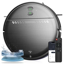 Robot Vacuum Mop Combo with App WiFi & Remote Control Smart Robotic Cleaner