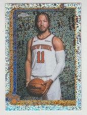 2025-26 Topps Chrome Update JALEN BRUNSON Image Variation Speckle Refractor SSP