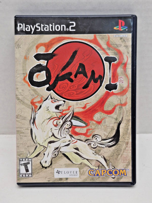 Sony Playstation 2 PS2 Okami Complete in Box Manual Retro Vintage Video Game