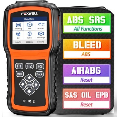 2026 Foxwell NT630Plus ABS Bleeding SRS SAS OBD2 Diagnosegerät Scanner Codeleser