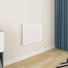 Image of Flat Panel Radiator Horizontal  Central Heating Rad 600x748mm Single White