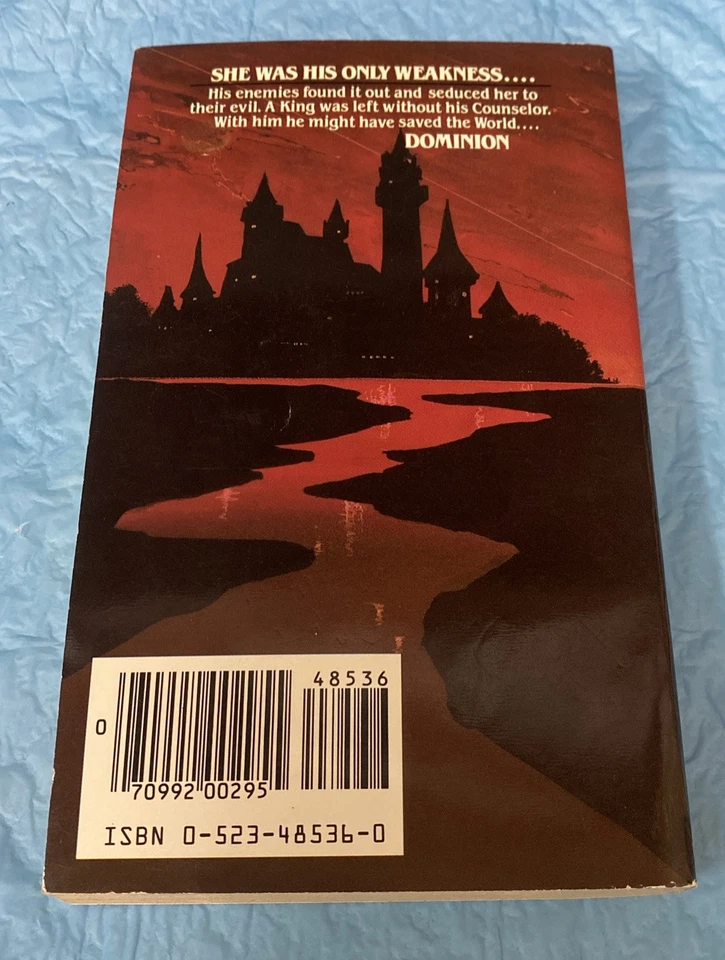 Dominion by Fred Saberhagen 1982 1st Print TOR USA Vintage Horror Paperback Book - Image 2 of 4