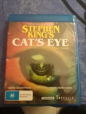 Cat's Eye (Blu-ray, 1985) Stephen King, Drew Barrymore James Woods New And Rare