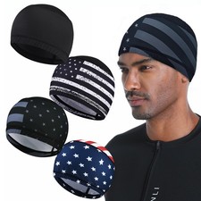4PCS Cooling Skull Caps for Men, Hard Hat Liner Helmet Liner Cycling Cap Runn...