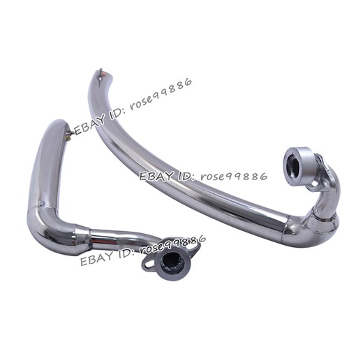 For Yamaha XV700 1984-1987 XV1100 Exhaust Header Link Pipe Mufflers Whole System - Picture 5 of 5