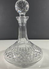 Waterford Lismore Crystal Ships Decanter & Stopper