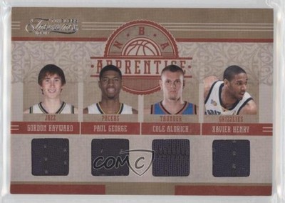2010-11 Timeless Treasures 1/99 Gordon Hayward Paul George Cole Aldrich #4 i9i