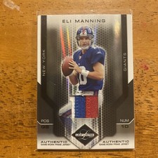 2007 Leaf Limited - Eli Manning #66 Threads /10  (MEM)