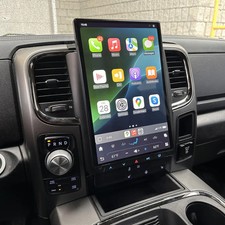 For Dodge Ram 2013-2018 14.4android 13 Tesla Vertical Screen Car Radio Gps Navi