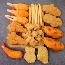 Simulation gebratenes Huhn Modell Fake Pommes Frites Kuchen Deko Spielzeug