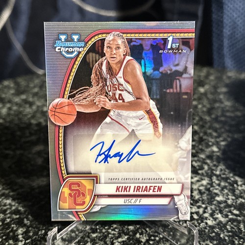 2024-25 Bowman U Chrome Kiki Iriafen Refractor Auto