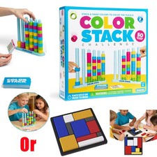 1-3X Kreatives Color Stack Challenge, ein ras...
