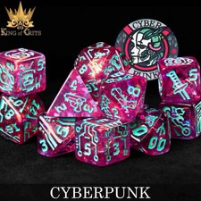 Cyberpunk - RPG 11 Die Set - DND DICE - Tabletop - Role Playing Games