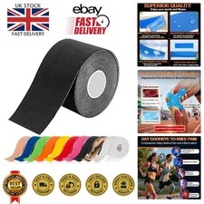 Water-Resistant Kinesiology Tape 5m - Supports Muscles & Joints Pain Relief 2.07 per metre