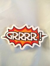 Comic Book Sound Effect Onomatopoeia Emanata Speech Bubble Decal Sticker