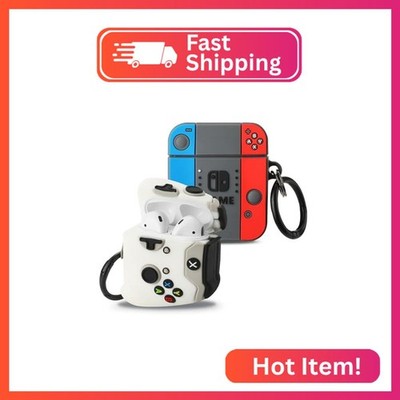 [2Pack] Gedicht for Airpods 2nd Generation Case, Funny 3D Cartoon Game Controlle