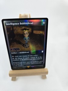 mtg fallout serialized cards Took a shot buying a collector display and pulled my first serialized card.  : r/mtg