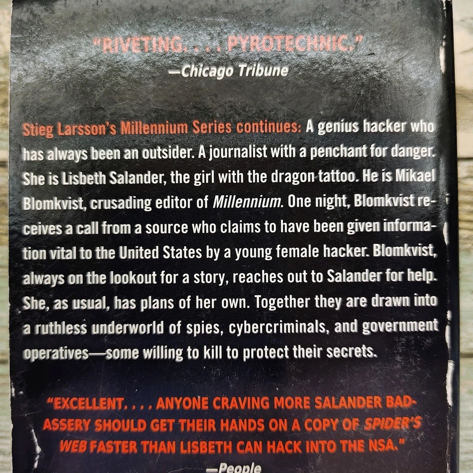 Girl in the Spider's Web Lisbeth Salander Novel David Lagercrantz PB Thriller - Image 4 of 4