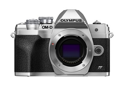 Micro Four Thirds Camera 20MP 5 Axis Stabilization 4K Wi Fi Silver OM E-M10 Mark