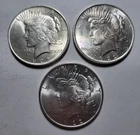 1922-P PEACE Silver $1 Dollar ~ Brilliant Uncirculated 3-Coin Set ~ BUnc Lot ~